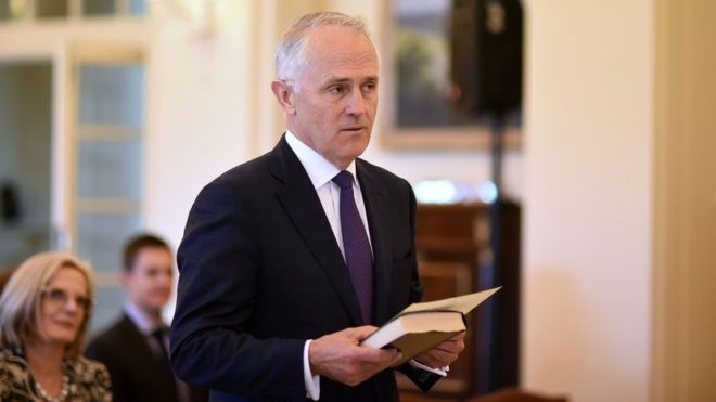 Malcolm Turnbull sworn in as new Australian Prime Minister - ảnh 1